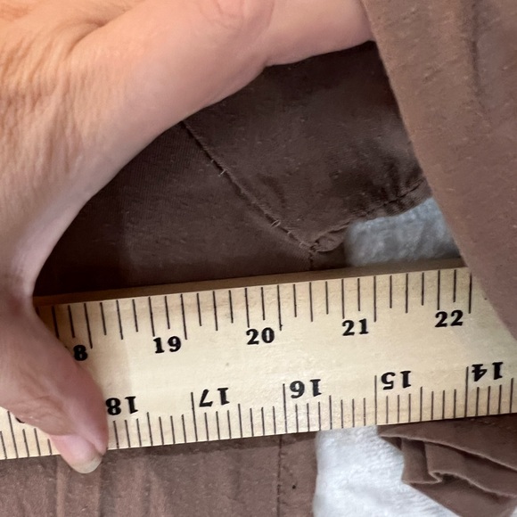 Top Dress Long Oversized LARACE 2X TUNIC JERSEY KNIT EUC TAUPE TAN BIEGE Sleeve - Picture 5 of 8